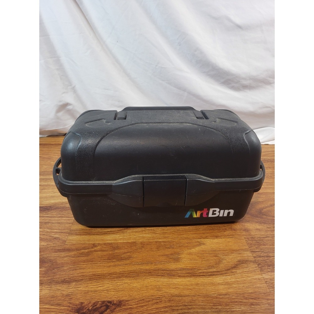 ArtBin Essentials Black 2-Tray Craft Storage Box MPN 8837AB